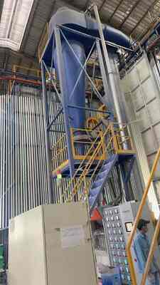 Capacity Adjusttable  Space Customized Capacity for Customers  Vertical Powder Coating Line for Aluminum Profiles