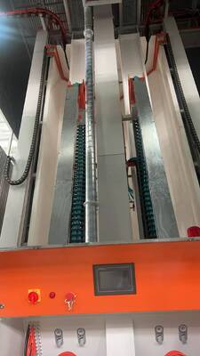 High-performance LPG Curing Oven Customized Vertical Powder Coating Line for Aluminum Profiles