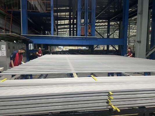 Full-antomatic Unloading System  Vertical Anodizing Production Line for Aluminum Profiles