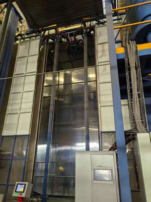 High-capacity and Full-automatic Powder Coating Aluminum Profiles Vertical Powder Coating Line
