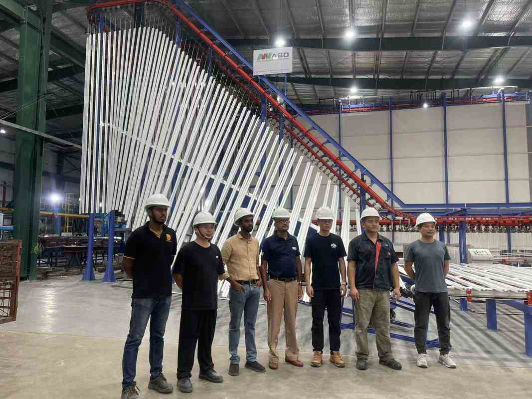 Multiple Rinsing Progress Pre-treatment  Tank Vertical Powder Coating Line