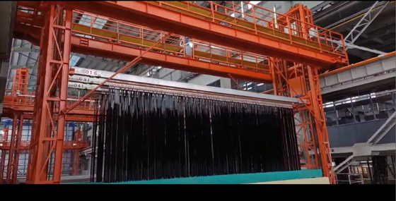 Sistema di controllo computerizzato superiore per il riscaldamento a gas naturale liquefatto di alte prestazioni Linea di produzione di anodizzazione per il trattamento superficiale dell'alluminio