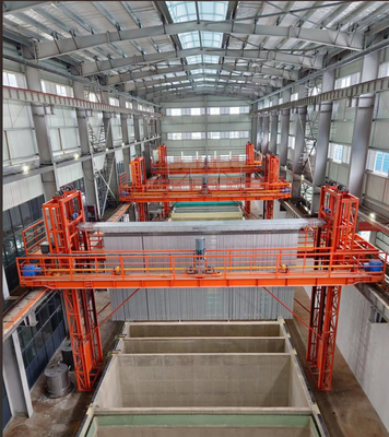 Sistema di riscaldamento del GNL in Cambogia Multiplice Equipaggiamento per il trattamento superficiale del profilo di alluminio a anodizzazione verticale completamente automatico
