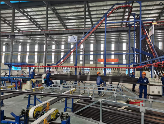 Sistema di riscaldamento a GPL Linea di produzione di rivestimento verticale in polvere completamente automatica